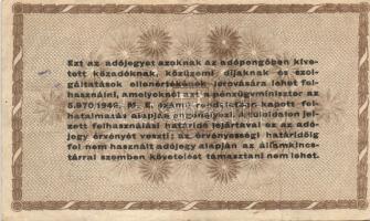 1946. 10000AP(12x) ötjegyű sorszámmal, vj-lel T:II,II/III+