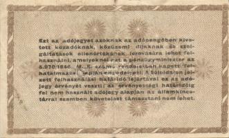 1946. 10000AP(12x) ötjegyű sorszámmal, vj-lel T:II,II/III+
