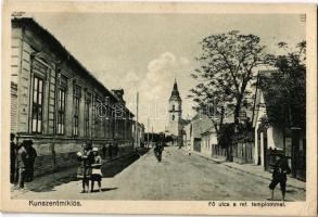 1928 Kunszentmiklós, Fő utca, Református templom (EK)