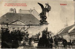 1910 Budapest I. Szent György tér, Honvéd szobor (EK)