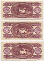 1984. 100Ft (3x) sorszámkövetők T:I- 
Adamo F35