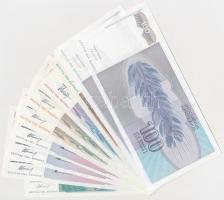 Jugoszlávia 1992-1994. 10-5.000.000D (10x) 6db klf bankjegy T:I,I-
Yugoslavia 1992-1994. 10 - 5.000...