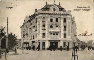 1918 Szeged, Dugonics téri Baross vendéglő, sörcsarnok és étterem (EK)