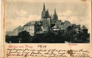 1899 Praha, Prag, Prága; Hradschin / castle (fa)
