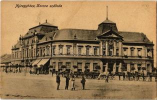 1921 Nyíregyháza, Korona szálloda, Marsalkó Jenő üzlete