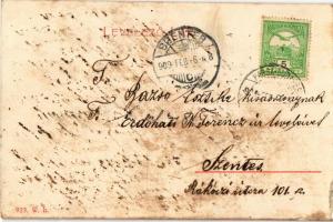 1909 Aszód, Fő utca. W.L. 929. (fl)