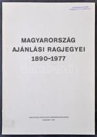 Dr. Flóderer István: Magyarország ajánlási ragjegyei 1890-1977 (MABÉOSZ, 1981)