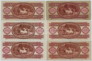 1949-1992. 100Ft (6xklf) T:III