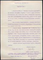1930 Szeged, Móra Ferenc (1879-1934) aláírása miniszterhez címzett levélen