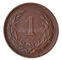 1892KB 1f Br Körmöcbánya T:2 
Hungary 1892KB 1 Fillér Br Kremnitz C:XF
Adamo K1