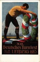 1913 XII. Deutsches Turnfest in Leipzig / 12th German Gymnastics Festival. Nr. 2. Der Festkranz s: Gustav Krassett