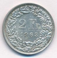 Svájc 1963. 2Fr Ag T:1- Switzerland 1963. 2 Francs Ag C:AU