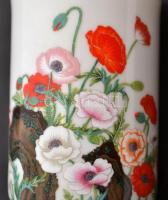 Gyűjtői 12 db-os japán porcelán teáscsésze készlet, matricásak, jelzettek, apró kopásokkal, falra sz...