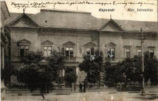 1924 Kaposvár, MÁV (Magyar Királyi Államvasutak) internátus, nevelőintézet. Kiadja Szabó Lipót (fl)