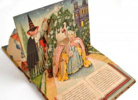 Hamupipőke. V. Kubasta illusztrációival. Térbeli mesekönyv. Prága, 1961, Artia. Kiadói papírkötés, a...