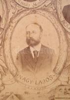 1896 Nagyenyedi Tanítóképző végzett diákja, és az iskola igazgatója, Nagy Lajos, Nagyenyed, tablófot...