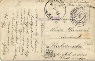 1915 Az Osztrák-Magyar Haditengerészet tengeralattjárója matrózokkal a fedélzeten / K.u.K. Kriegsmar...