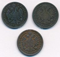 Ausztria 1881. 1kr Cu + 1885. 1kr Cu + 1891. 1kr Cu T:2,2- ph.
Austria 1881. 1 Kreuzer Cu + 1885. 1...