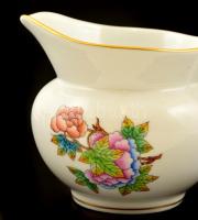 Herendi Viktória mintás kis kiöntők ( 2db), kézzel festett, jelzett, hibátlan, m: 7,5 és 8,5 cm