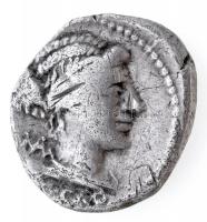 Római Birodalom / Róma / M. Porcius Cato Kr. e. 93-91. Denár Ag (3,72g) T:2-,3 Roman Empire / Rome / M. Porcius Cato 93-91. BC Denarius Ag ROMA - MCATO / VICTRIX (3,72g) C:VF,F
