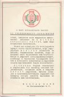 ~1930. A Magyar Bank és Kereskedelmi R.T. tájékoztatója az Új Vöröskereszt-Sorsjegyek jegyzésével kapcsolatban (3x) T:I-