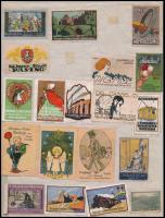 2 berakólapnyi főleg reklám levélzáró tétel