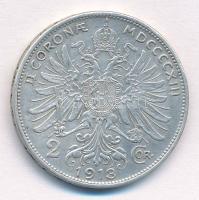 Ausztria 1913. 2K Ag "Ferenc József" T:1-,2 Austria 1913. 2 Corona Ag "Franz Joseph&q...