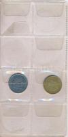 Kisalakú érmeberakó, használt de jó állapotban, benne 26db vegyes érmével
