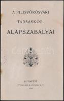 1904 A Pilisvörösvári Társaskör alapszabályai. 15p.