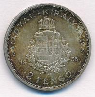 1936. 2P Ag "Liszt Ferenc" T:1- patina Adamo P7.3
