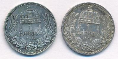 1912KB-1915KB 1K Ag "Ferenc József" (2x) T:1-,2
Adamo K5.1