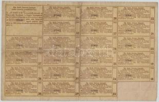 Budapest 1943. "Hangya Termelő-Értékesítő és Fogyasztási Szövetkezet" névre szóló részvény...