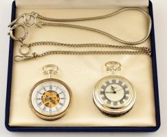 2 db Heritage Collection mechanikus zsbeóra, óralánccal, díszdobozban, működnek