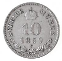 Ausztria 1859V 10kr Ag "Ferenc József" T:2,2-
Austria 1859V 10 Kreuzer Ag "Franz Jos...