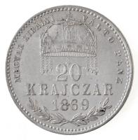 1869KB 20kr Ag "Magyar Királyi Váltó Pénz" T:1-,2
Adamo M10.1