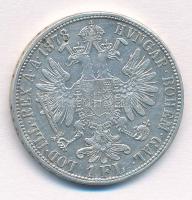 Ausztria 1878. 1Fl Ag "Ferenc József" T:1-,2 Austria 1878. 1 Florin Ag "Franz Joseph&...