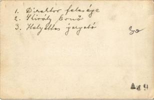 Chicagoi Népszínház R. T. kisbusza a társulat tagjaival, köztük Endrey Jenő igazgató felesége, és Ki...