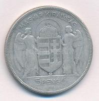 1930. 5P Ag "Horthy jobbra" T:3 Adamo P8