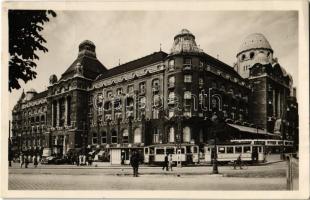 1944 Budapest XI. Gellért szálló, Gundel étterem, villamos