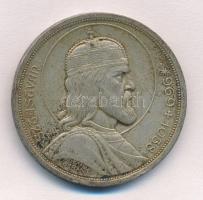 1938. 5P Ag Szent István T:2 ph, patina Adamo P8.1