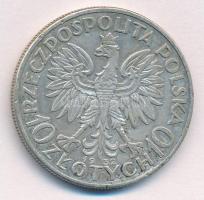 Lengyelország 1932. 10Zl Ag London T:2,2- kis patina Poland 1932. 10 Zlotych Ag London C:XF,VF small...