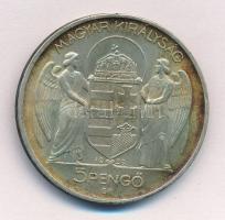 1939. 5P Ag "Horthy balra" T:1- patina Adamo P8.2