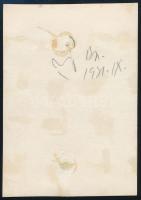 1931. szeptember, Kinszki Imre (1901-1945) budapesti fotóművész által datált vintage fotó (Őszi napf...