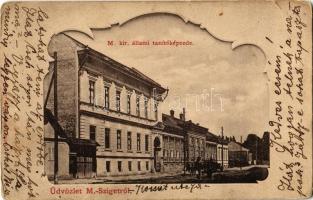 1903 Máramarossziget, Sighetu Marmatiei; M. kir. állami tanítóképezde / teachers training institute (EK)