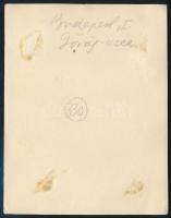 cca 1930 Budapest, Kinszki Imre (1901-1945) budapesti fotóművész által feliratozott vintage fotó (Gö...