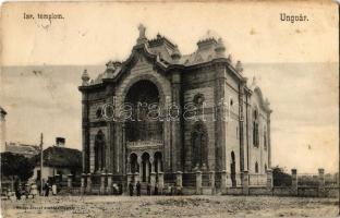 1910 Ungvár, Uzshorod, Uzhorod; Izraelita templom, zsinagóga. Völgyi József kiadása / synagogue (EK)