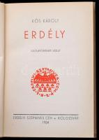 Kós Károly: Erdély. Az Erdélyi Szépmíves Céh 10 éves jubileumára kiadott díszkiadás III. Kolozsvár, ...
