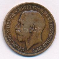 Nagy-Britannia 1913. 1p Br "V. György" T:2-,3 Great Britain 1913. 1 Penny Br "George V" C:VF,F