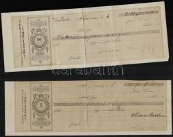 cca 1880 3 klf címletű váltó