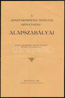 1939 A Magyarországi Németek Szövetsége alapszabályai 8p